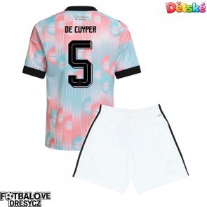 Belgie Maxim De Cuyper #5 Dětské Venkovní dres komplet MS 2026 Krátký Rukáv (+ trenýrky)